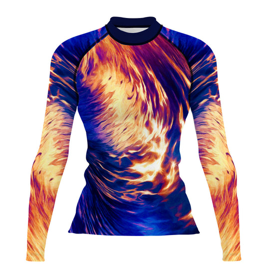 Wave Rider - Women's Surf UPF50+ Long Sleeve Rash Guard