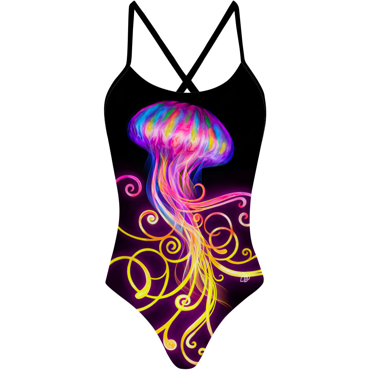 Jellyfish Flow - Tieback One Piece Swimsuit