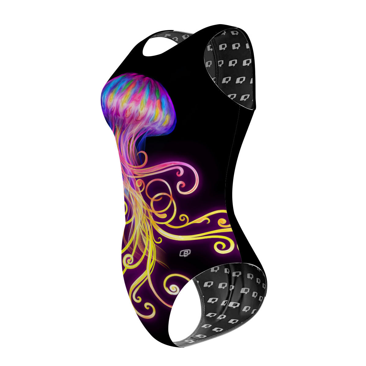 Jellyfish Flow - Women's Waterpolo Swimsuit Classic Cut