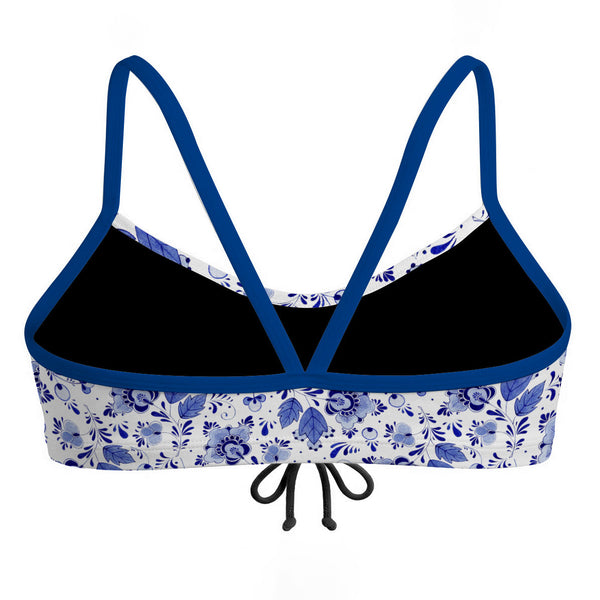 Delft Blue - Bandeau Bikini Top