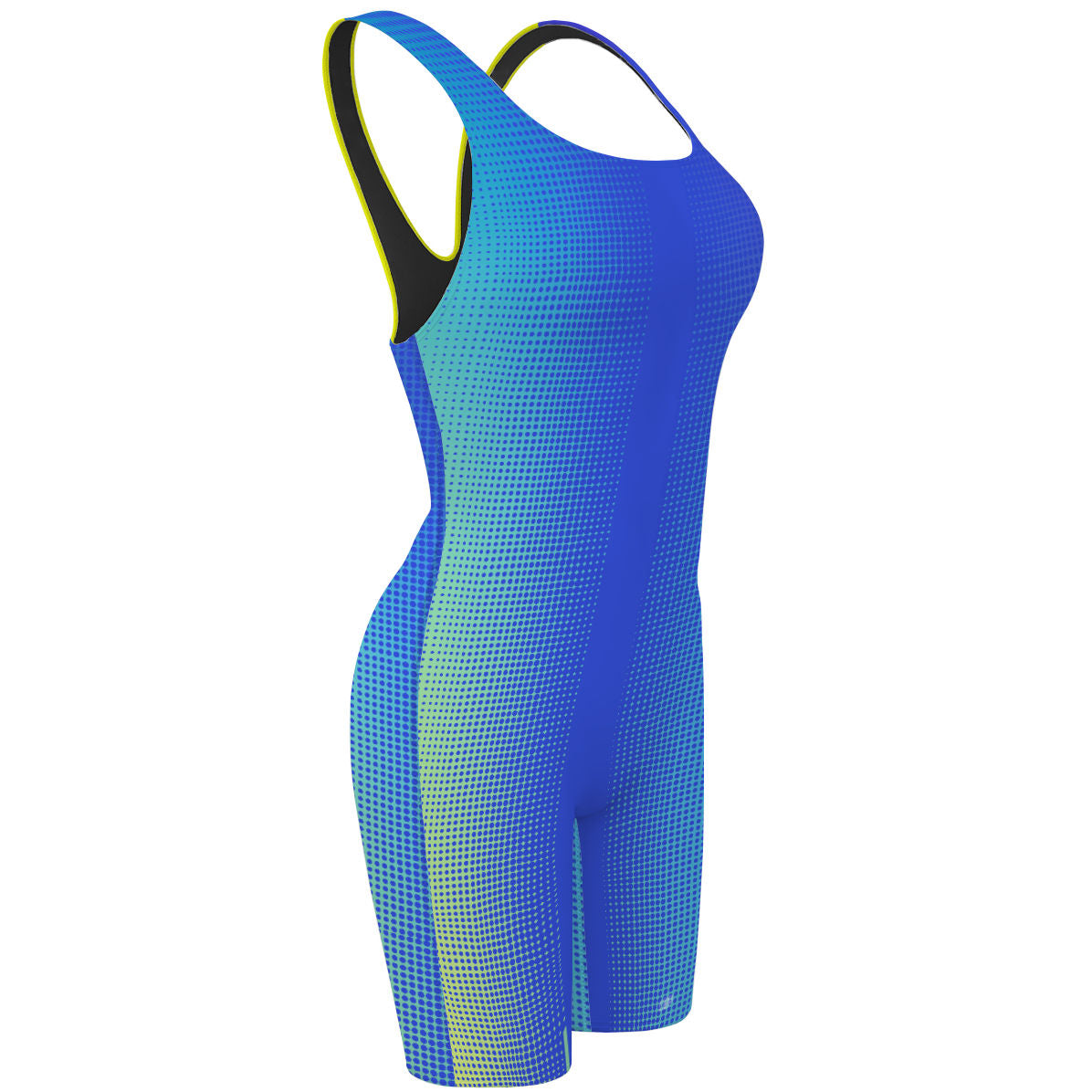 Fade Lagoon - Classic Strap Long Knee Women Jammer