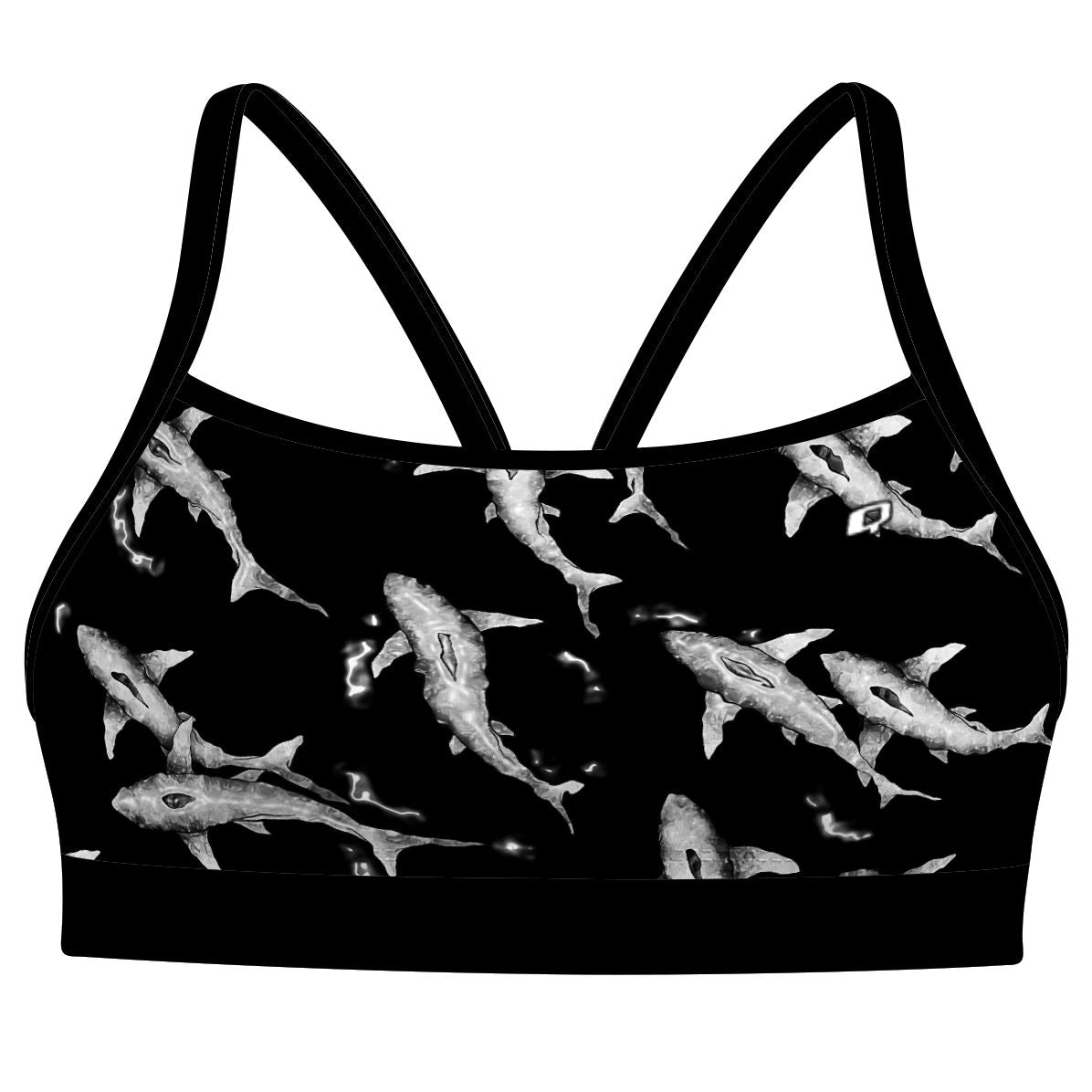 Shark Shiver - Classic Sports Bikini Top