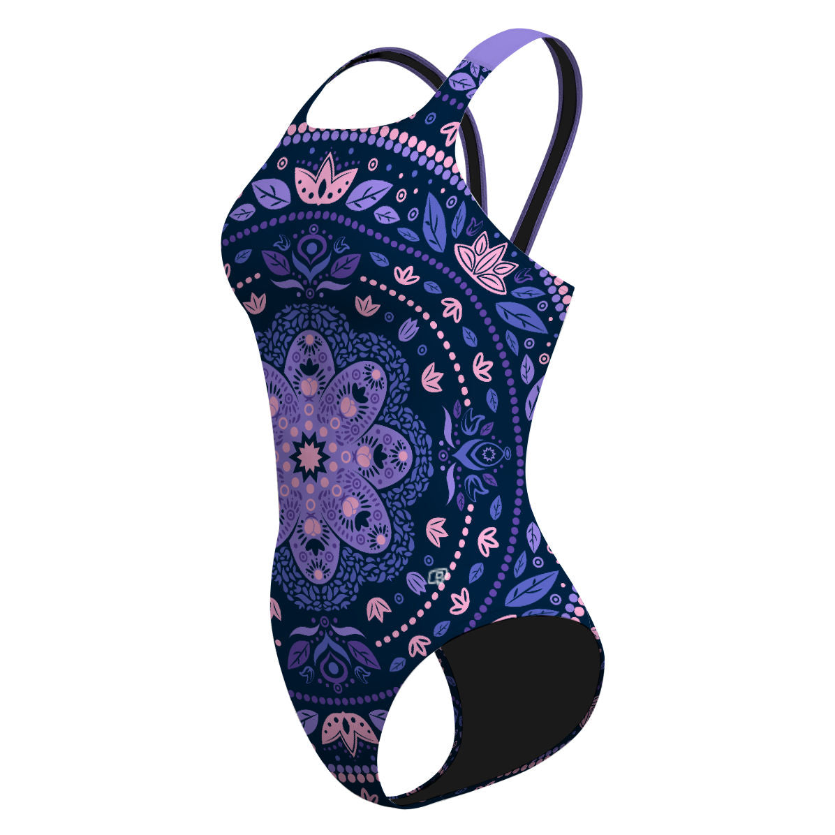 Delicated Mandala Classic Strap Swimsuit, view 4