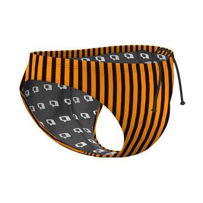 Geometric Neon 09 - Waterpolo Brief Swimsuit