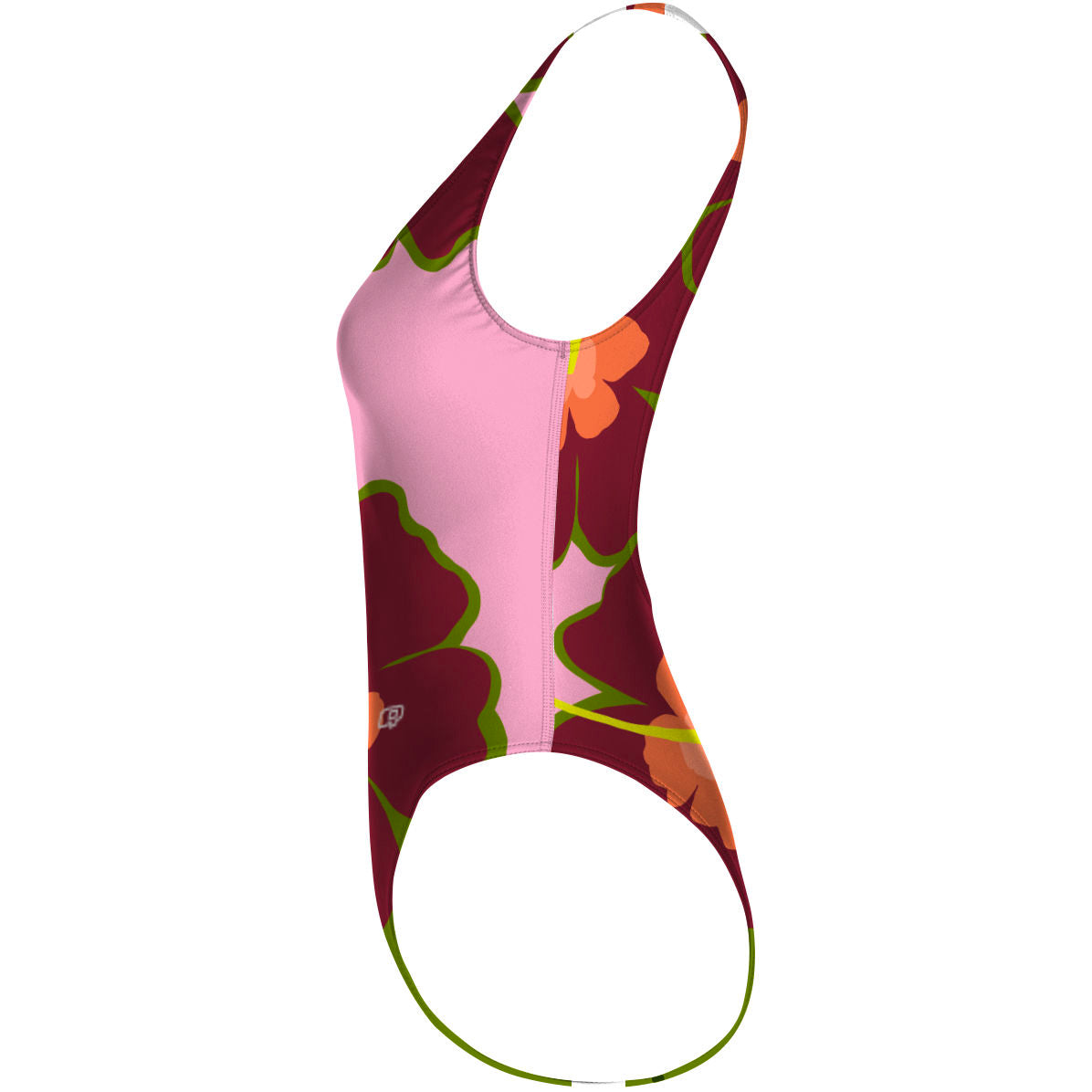 Hibiscus High Hip One Piece Swimsuit, view 3