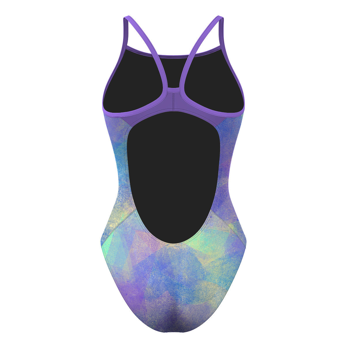 Abstract Marks - Skinny Strap Swimsuit
