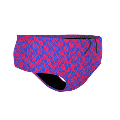 Diamond Grid - Classic Brief Swimsuit
