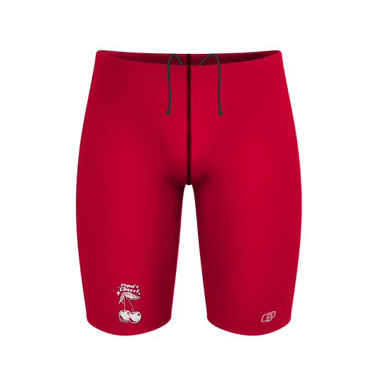 Cherry Cute - Solid Jammer Swimsuit