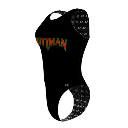 Buttman Girl - Women's Waterpolo Swimsuit Cheeky Cut