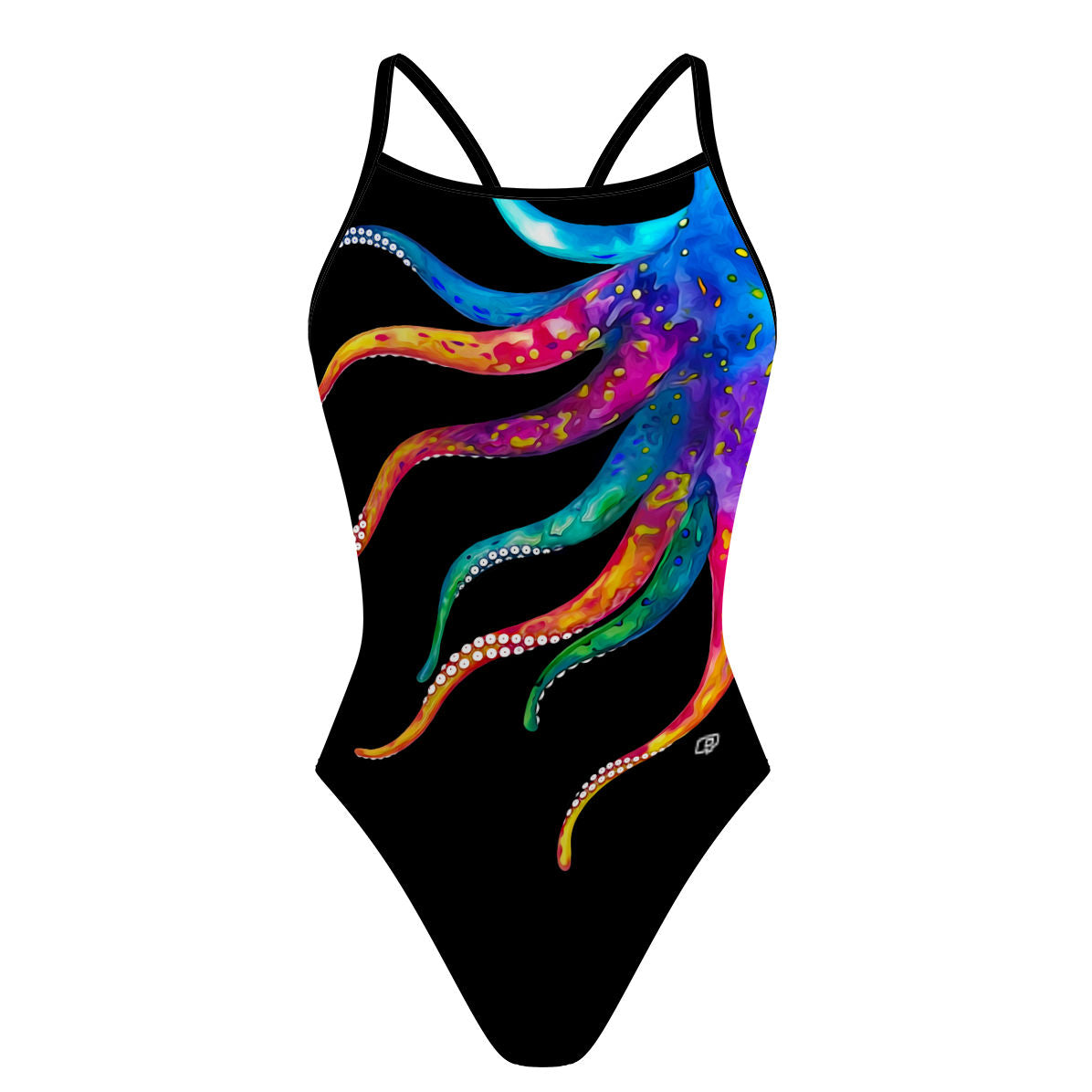 Octopus Squeeze - Skinny Strap Swimsuit