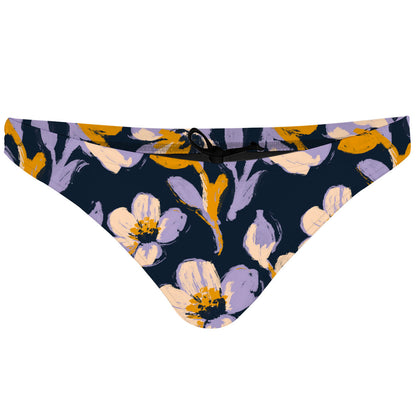 Midnight Garden - Tieback Bikini Bottom