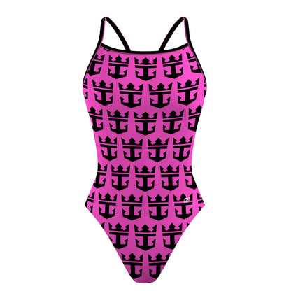 RCCL Hotpink - Sunback Tank Swimsuit