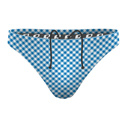 Gingham 63 - Waterpolo Brief Swimsuit