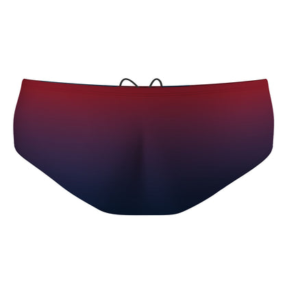 Navy Swirl - Classic Brief Swimsuit