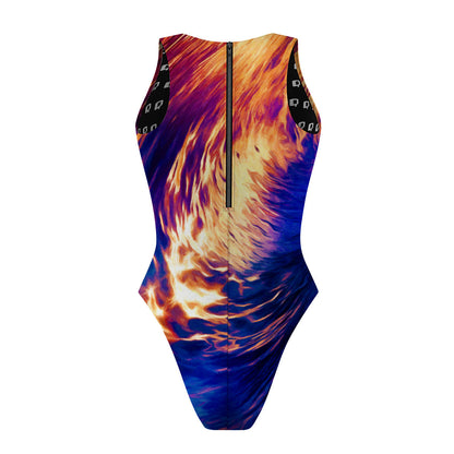 Wave Rider - Women's Waterpolo Swimsuit Cheeky Cut