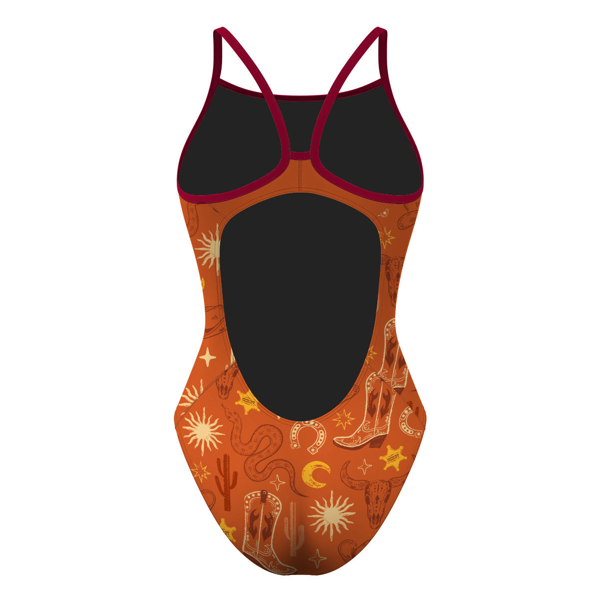 Western Sunset - Skinny Strap Swimsuit