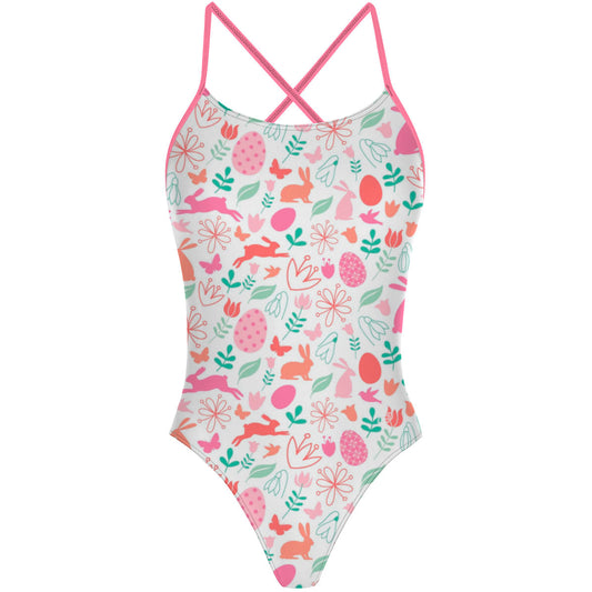 Bunny Abstract X Back - "X" Back Swimsuit