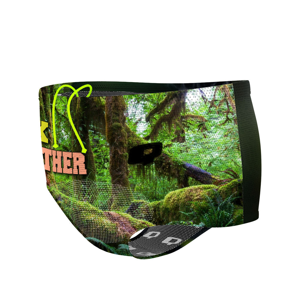 LUPO IS A BLACK PANTER - Mesh Drag Swimsuit