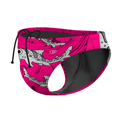 Sharkie WP Dark Pink Only (Brian) - Waterpolo Brief Swimsuit