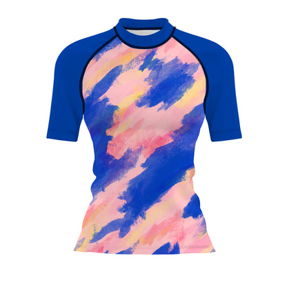 Ink drags - Women's Surf UPF50+ Short Sleeve Rash Guard
