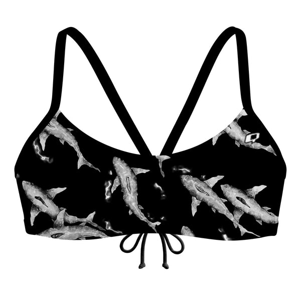 Shark Shiver - Bandeau Bikini Top