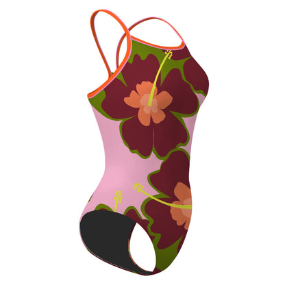 Hibiscus - Skinny Strap Swimsuit