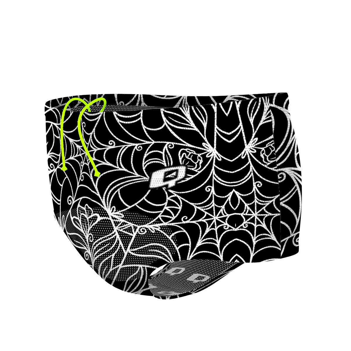 Spiderweb Temptation - Mesh Drag Swimsuit