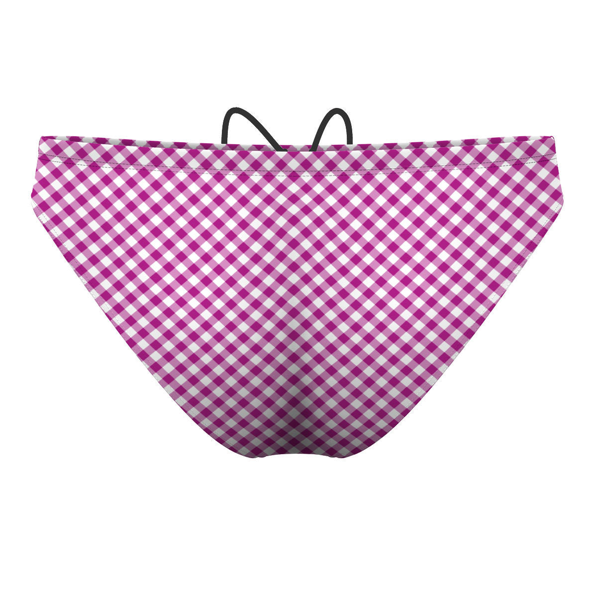 Gingham 40 - Waterpolo Brief Swimsuit