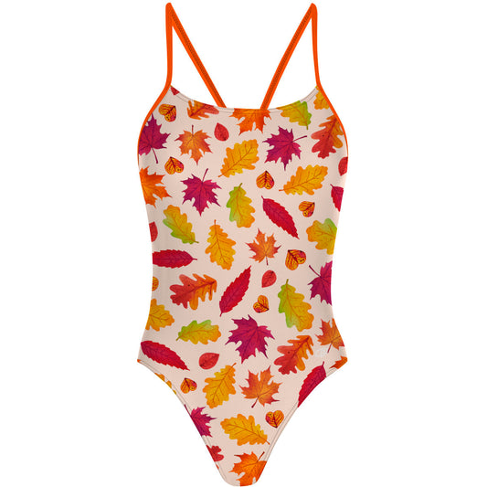 Leafy Lullaby - "Y" Back Swimsuit