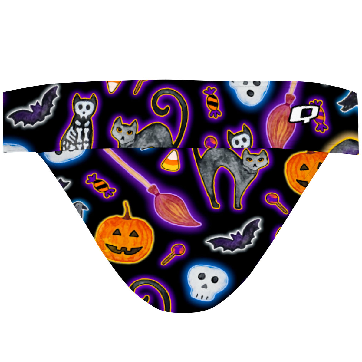 Halloween Trick or Treat - Demi Cheeky Cut Bikini Bottom