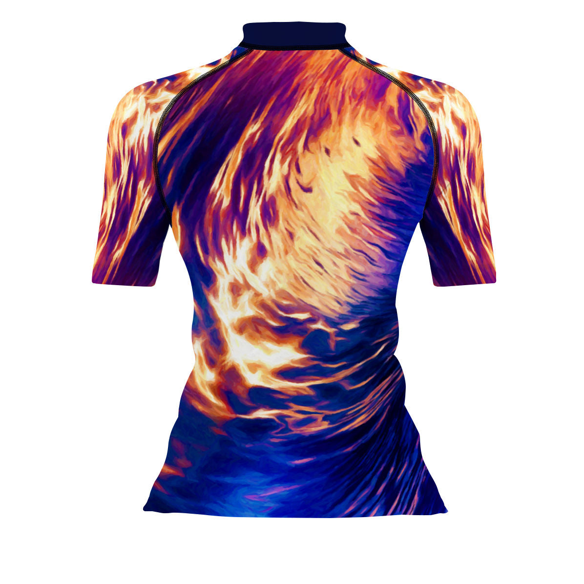 Wave Rider - Women's Surf UPF50+ Short Sleeve Rash Guard