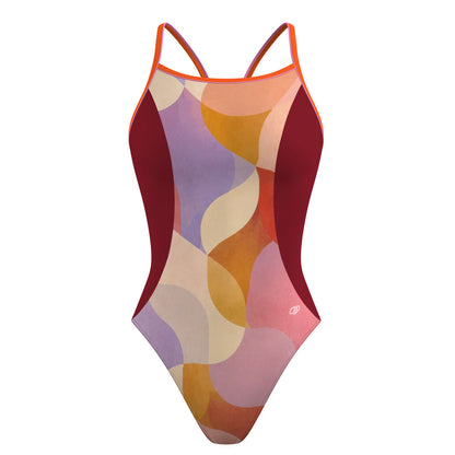 Mosaic - Skinny Strap Swimsuit