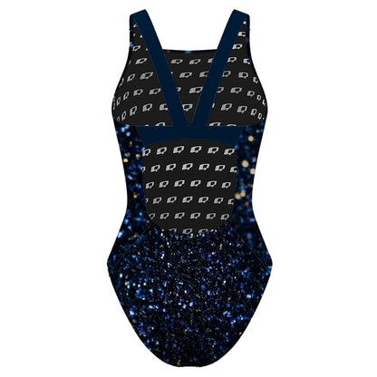 Cosmic Glitter - Classic Strap Swimsuit