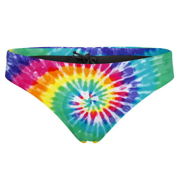 Tie Dye Colors Bandeau Bikini Bottom