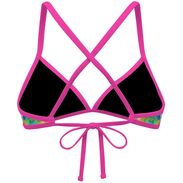 Spring Flowers - Tieback Bikini Top