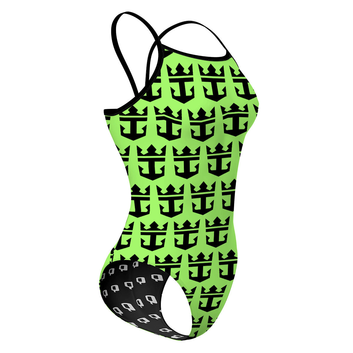 rccl lime green - Sunback Tank Swimsuit