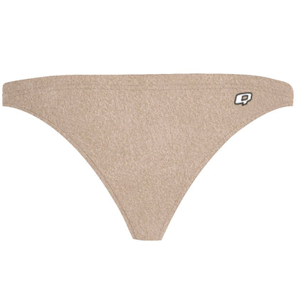 Beige Suede - Tieback Bikini Bottom