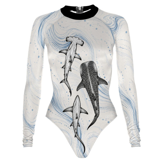 Shark Current - Surf Swimming Suit Classic Cut