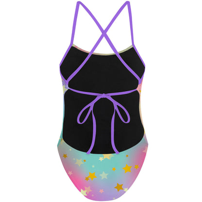 Unicorn Dreams - Tieback One Piece Swimsuit