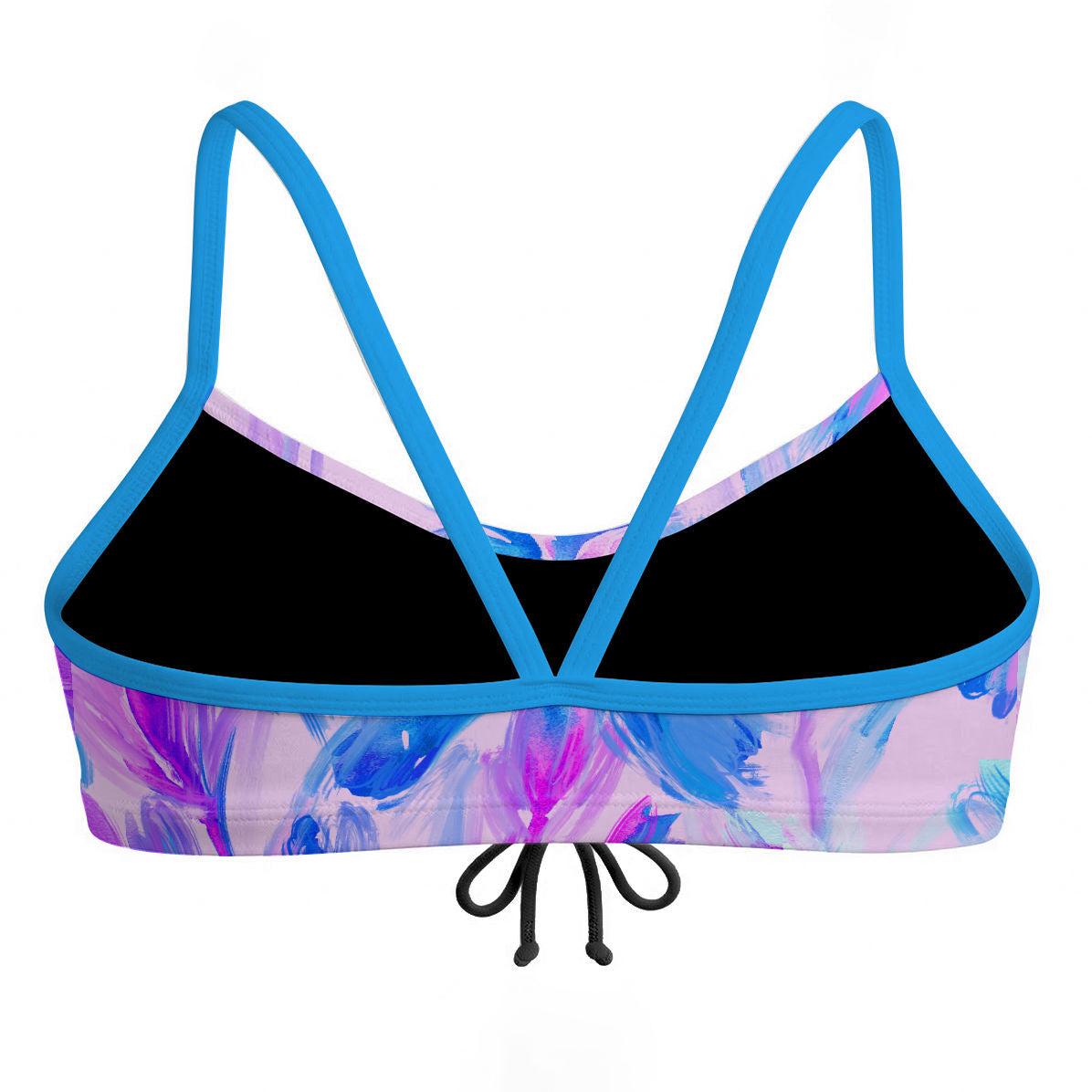 Pastel Flowers - Bandeau Bikini Top
