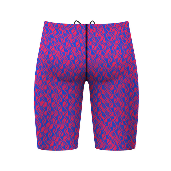 Diamond Grid Jammer Swimsuit, view 2