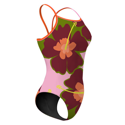 Hibiscus - Sunback Tank Swimsuit