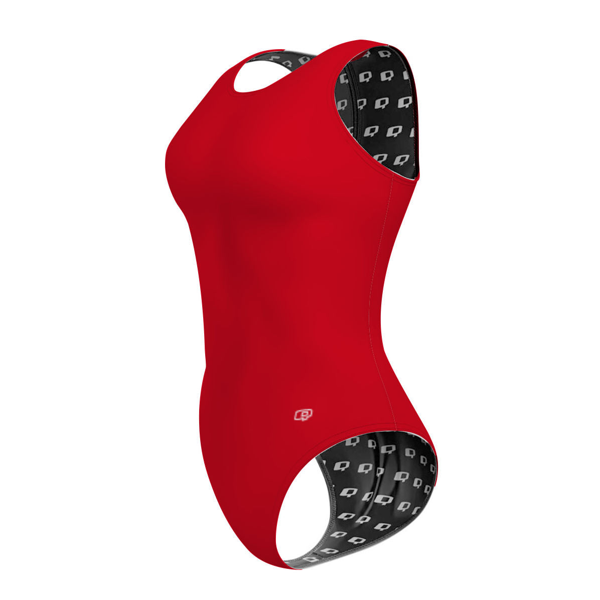 Red - Women's Waterpolo Swimsuit Classic Cut