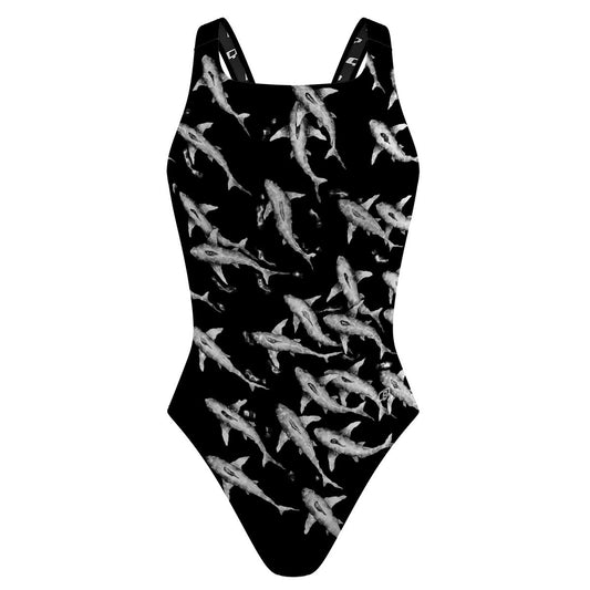 Shark Shiver - Classic Strap Swimsuit