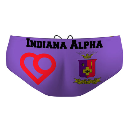 Finial Design Indiana Alpha  9 Hearts - Classic Brief Swimsuit