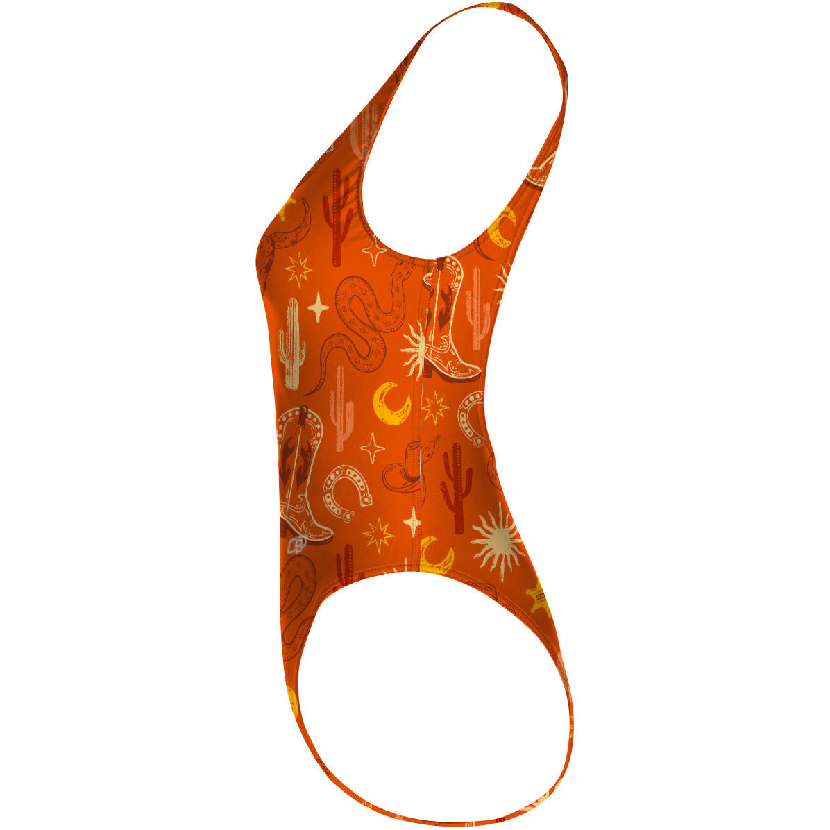 Western Sunset - High Hip One Piece Swimsuit