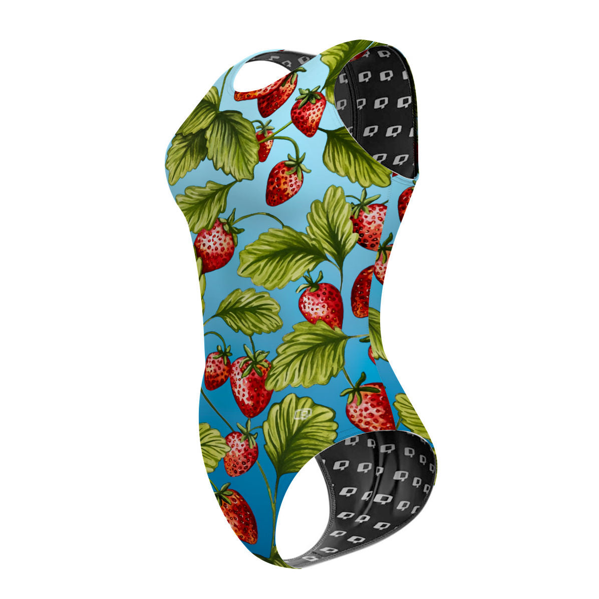 Strawberry Water - Women's Waterpolo Swimsuit Classic Cut