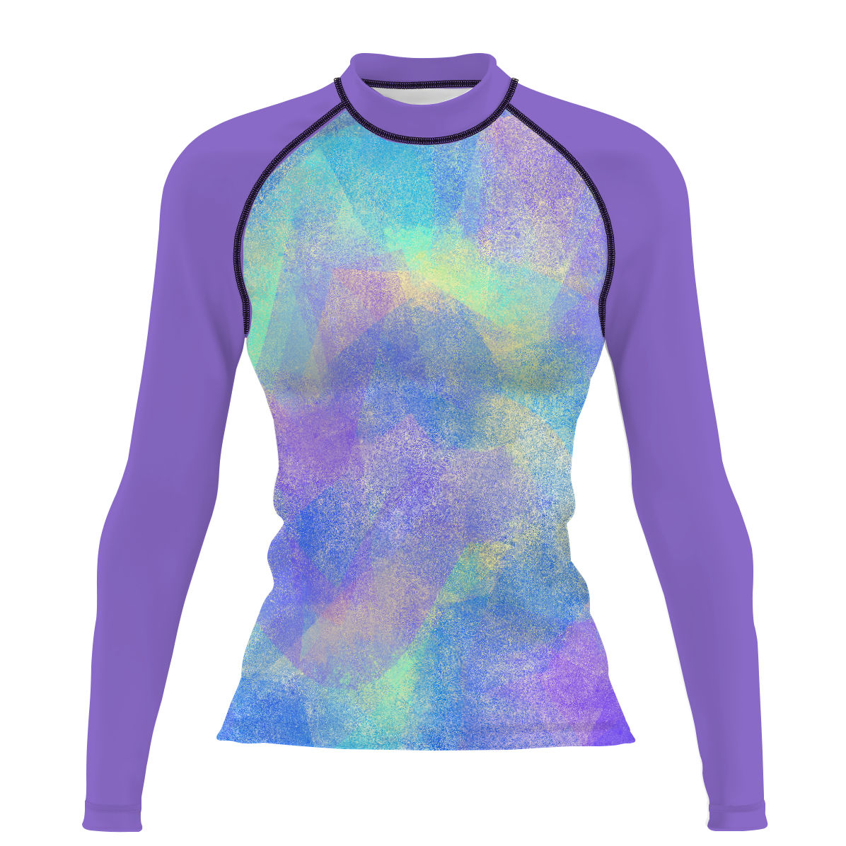 Abstract Marks - Women's Surf UPF50+ Long Sleeve Rash Guard