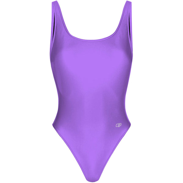 All Lavender - High Hip One Piece Swimsuit