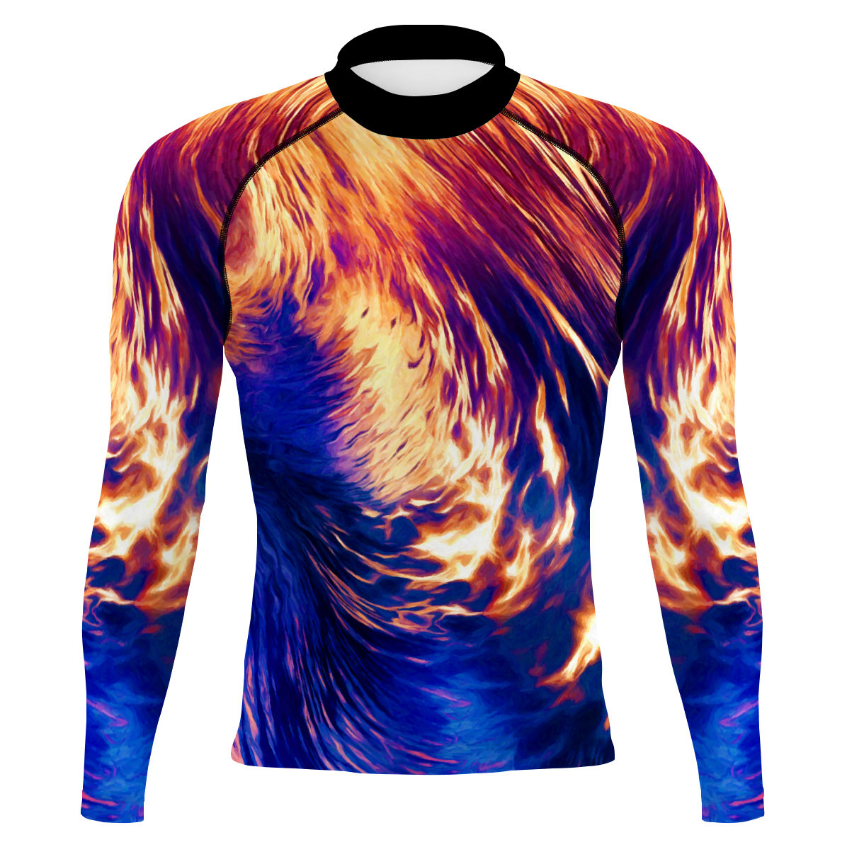 Wave Rider - Men's Surf UPF50+ Long Sleeve Rash Guard